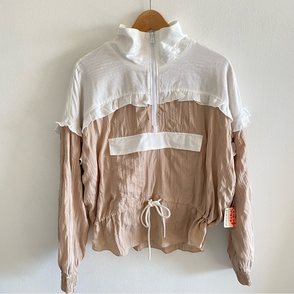 FREE PEOPLE Movement Lets Go Out Pullover Sz Small - Picture 2 of 13